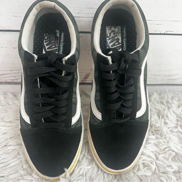 Vans Old Skool Black Green Tie-Dye Sneakers Unisex Men's 7.5 - Women's 9 - Picture 8 of 12